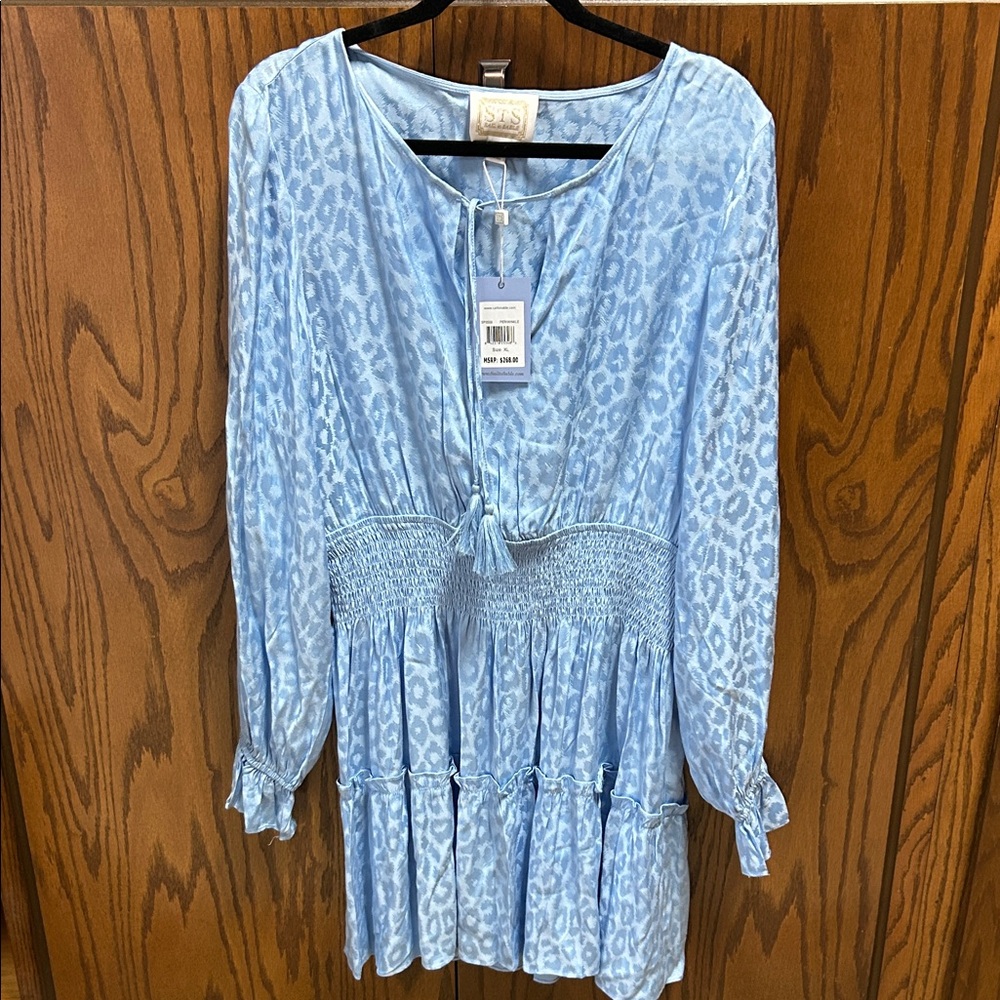 Sail to Sable Blue Long Sleeve Dress. NEW with tags. Size XL - Picture 6 of 17